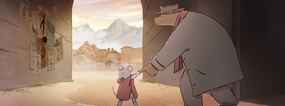 Ernest en Celestine op avontuur in Brabbelland (Ernest & Celestine, le voyage en Charable)