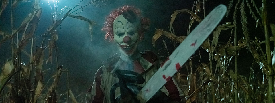 Clown in a Cornfield