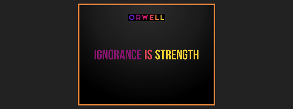 Orwell: 2 + 2 = 5